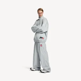 Pantaloni da tuta da calcio da uomo 3b in grigio nuovo