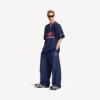 Pantaloni da tuta da calcio da uomo 3b nel nuovo blu navy scuro