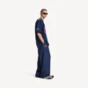 Pantaloni da tuta da calcio da uomo 3b nel nuovo blu navy scuro