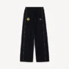 Pantaloni da tuta da calcio da uomo in nero
