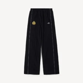 Pantaloni da tuta da calcio da uomo in nero
