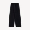 Pantaloni da tuta da calcio da uomo in nero