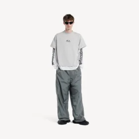 Pantaloni da tuta da uomo in grigio elefante