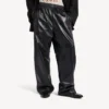 Pantaloni da tuta da uomo in nero/bordeaux Pantaloni da tuta da uomo in nero/bordeaux