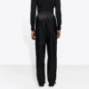 Pantaloni da tuta in nylon con zip “Black” 621435TIO541000