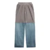 Pantaloni della tuta con toppe “Grey Indigo” 745264TNW014012