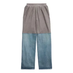 Pantaloni della tuta con toppe “Grey Indigo” 745264TNW014012