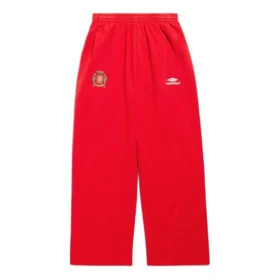 Pantaloni della tuta da calcio larghi “Red White” 777708TPVW36643