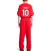 Pantaloni della tuta da calcio larghi “Red White” 777708TPVW36643
