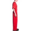 Pantaloni della tuta da calcio larghi “Red White” 777708TPVW36643