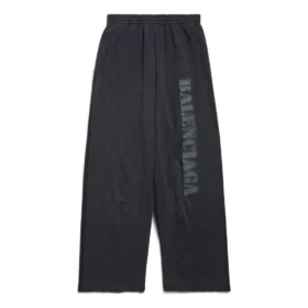 Pantaloni della tuta larghi con stampa stencil “Black Grey” 771081TQVA41750