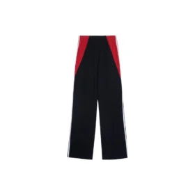 Pantaloni della tuta larghi in pile Balenciaga x adidas “Black White Red” 723970TNVN56278