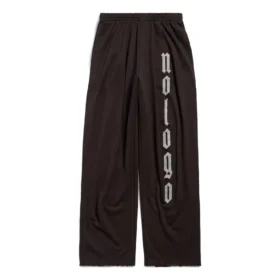 Pantaloni della tuta larghi senza logo “Black Grey” 787357TQVK71055