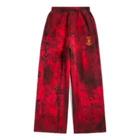 Pantaloni della tuta larghi Skater Graffiti “Rosso” 740028TOVA86400
