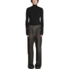 Pantaloni in Denim Trompe L’oeil “Black” 751503TOL991000