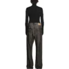 Pantaloni in Denim Trompe L’oeil “Black” 751503TOL991000