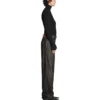 Pantaloni in Denim Trompe L’oeil “Black” 751503TOL991000
