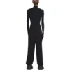 Pantaloni larghi a 5 tasche “Black” 725471TNT111000