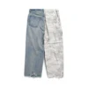Pantaloni larghi ibridi mimetici in scala di grigi “Light Blue” 786645TQW556379