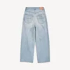Pantaloni larghi in blu chiaro