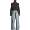 Pantaloni larghi oversize “Light Blue” 786643TQW556379