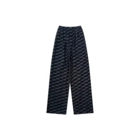 Pantaloni pigiama BB Monogram “Black Grey” 658883TML361269
