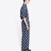 Pantaloni pigiama Scribble “Blue” 681819TLLJ48502