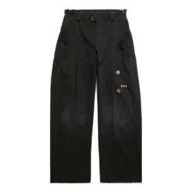 Pantaloni sartoriali in stile gotico “Nero” 746497TBP011000