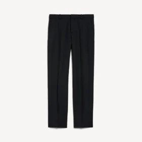 Pantaloni slim da uomo su misura in nero