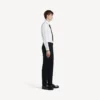Pantaloni slim da uomo su misura in nero Pantaloni slim da uomo su misura in nero