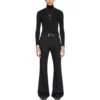 Pantaloni svasati su misura, vestibilità regolare “Black” 704709TLT171000