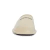 Pantofole da casa in pelle di vitello “Beige” 736288WB7212010