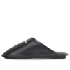 Pantofole da casa in pelle di vitello “Nero”  736288WB7211090