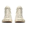 Paris High Top Sneakers “Cotone bianco consumato e gomma bianca con graffiti” 688752W3RR49010