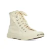 Paris High Top Sneakers “Cotone strappato bianco e suola bianca” 688752W3RC49090