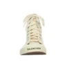 Paris High Top Sneakers “Cotone bianco strappato e gomma bianca” 688756W3RC49090