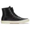 Paris High Top Sneakers “Pelle nera e gomma bianca” 688756W3RCA1090