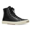 Paris High Top Sneakers “Pelle nera e gomma bianca” 688756W3RCA1090