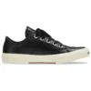 Paris Low Top Sneakers “Pelle nera e gomma bianca” 688757W3RCB1090