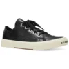 Paris Low Top Sneakers “Pelle nera e gomma bianca” 688757W3RCB1090