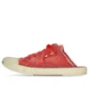 Paris Sabot “Cotone strappato rosso e gomma bianca” 693952W3RC36090