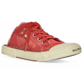 Paris Sabot “Cotone strappato rosso e gomma bianca” 693952W3RC36090