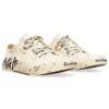 Paris Sneaker bassa “Cotone bianco strappato e gomma bianca con graffiti” 688757W3RR59010