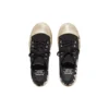 Paris Sneaker bassa “Cotone nero strappato e gomma bianca con graffiti” 688754W3RR51099