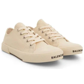 Paris Sneaker basse “Cotone bianco e gomma bianca” 688757W3RCB9090