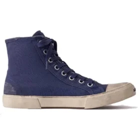 Paris Sneaker basse “Cotone indaco strappato e gomma bianca” 688752W3RC14990