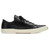 Paris Sneaker basse “Cotone nero consumato e gomma bianca” 688754W3RCB1090