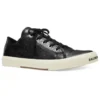 Paris Sneaker basse “Cotone nero consumato e gomma bianca” 688754W3RCB1090