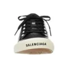 Paris Sneaker basse “Cotone nero consumato e gomma bianca” 688754W3RCB1090