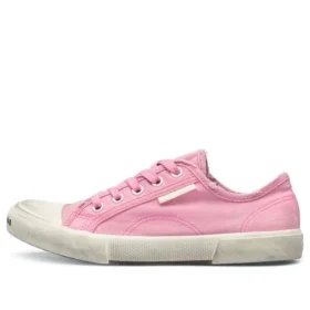 Paris Sneaker basse “Cotone rosa slavato e gomma bianca” 688757W3RC25590